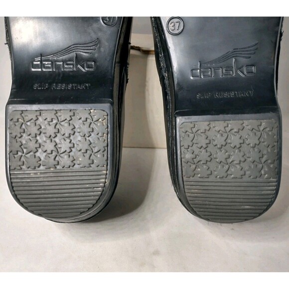 Dansko XP Professional Cabrio sz 37 Black Leather Comfort Supportive US 6.5 - Picture 10 of 13